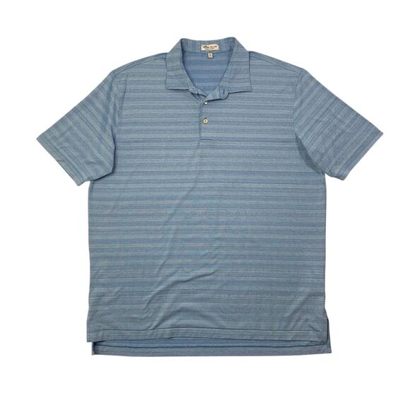 Peter Millar Shirt Mens Extra Large Breeze Evening Summer Comfort Droptail Polo - Picture 1 of 9